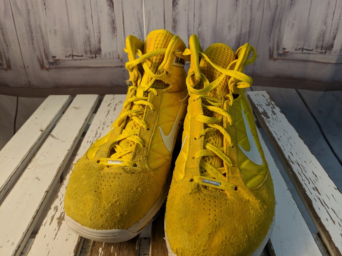 Nike air Max 360 basketball shoes sneakers yellow 395781-700