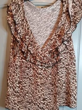 Suzie in the City Brand Tank Top Multicolored, Women's Size XL