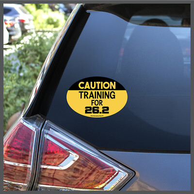 100K 50K 100 50 Marathon Half 10K 5K In Training Removable Sticker Car Decal