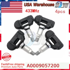 TPMS Tire Pressure Monitor Sensor 4pcs A0009057200 for Mercedes-Benz C250 C300