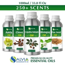 Premium Bulk Essential & Carrier Oils 33.8oz (1000ml)  - Arnica and 250+ Scents.
