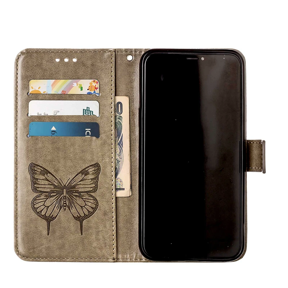 Durable Phone Case with Stand & Strap for iPhone 11 12 13 Mini Pro Max