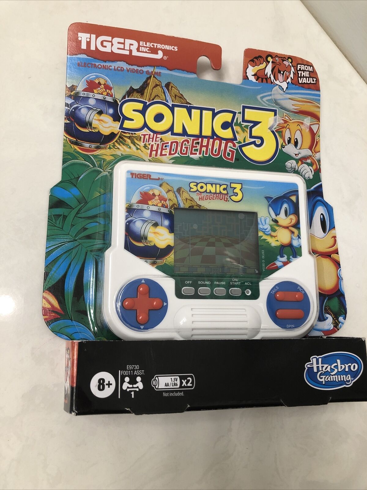  Hasbro Gaming Tiger Sonic The Hedgehog 3 Electronic LCD Video  Game, Retro-Inspired Edition, Handheld 1-Player, Ages 8 and Up : Toys &  Games