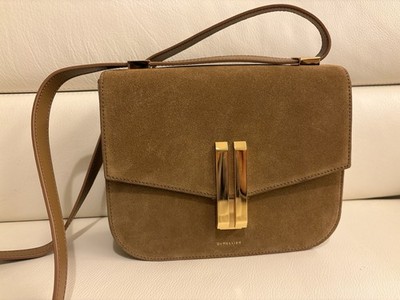 DeMellier Vancouver Caramel Braun SUEDE Shoulder Bag Authentisch Tasche Neu