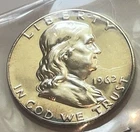 1962-P Franklin Half Dollar  PR67 Proof