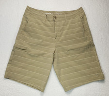 ONeill Hybrid Board Short 34 Men Crossover Cargo Beige Tan Khaki Swim Beach Surf