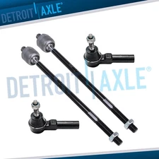 4pc Front Inner and Outer Tie Rod Ends for 2005 2006 2007 2008-2010 Ford Mustang