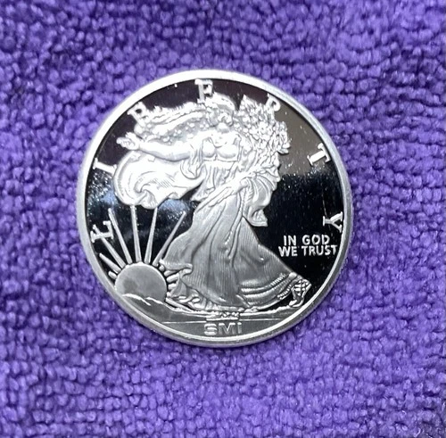 Sunshine Mint 1 Oz Walking Liberty Design .999 Silver Round (BU)