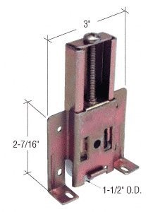 Rullo porta armadio specchio in plastica 1-1/2" per Cox - Foto 2 di 4