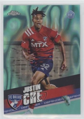 2022 Topps Chrome MLS Aqua Lava Refractor 78/299 Justin Che #157 0su2