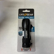 Life Gear COB 100 Lumen LED Aluminum Flashlight w/Emergency Signal