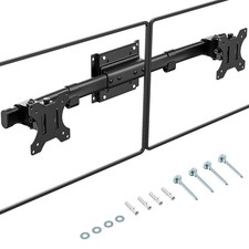 Dual Monitor Wall Mount, 2 Screens up to 27 inch, Horizontal, 10kg, VESA