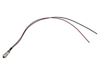 MPC5HTW12.0 Kontrollleuchte: Led Konvex Rot 2VDC Ø8Mm Mpc Leitungen 300Mm Bivar