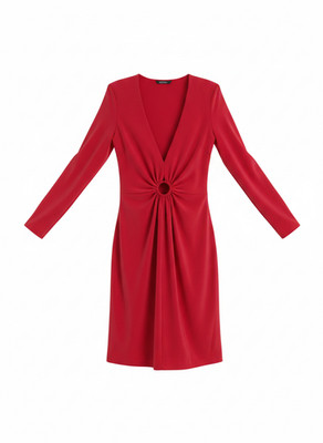 Marciano Women's Pink Long Sleeve Evening Gown Size 40 NWT