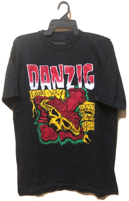 CONCERT DANZIG ROCK Long Way TOUR T-Shirt Cotton Tee GS264