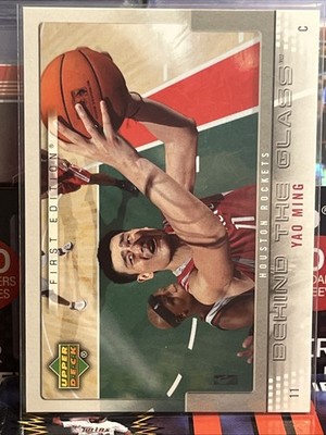 2007-08 Upper Deck First Edition - Behind the Glass Yao Ming #BG