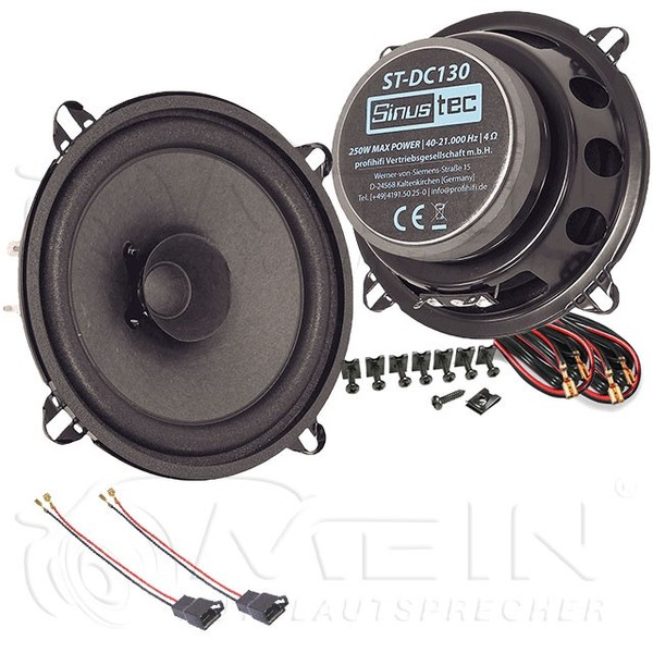 Sinustec Auto Lautsprecher FüR Dacia Logan I 2004-2013 TüR Heck 1-Weg 250W #A1RZ-image