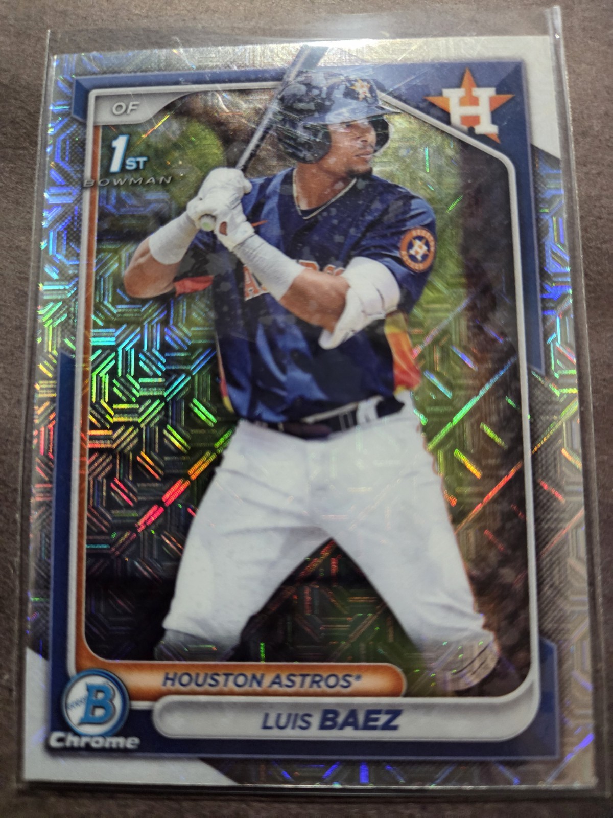 2024 Bowman - Chrome Prospects Luis Baez #BCP-66 Mojo Refractor (RC)