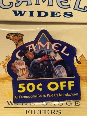 Vintage Camel Wides Filters Cigarette Box. Empty. Rare
