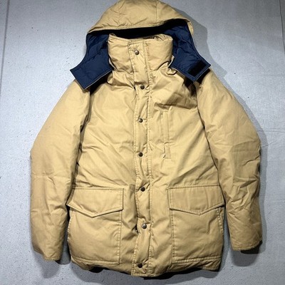 Penfield Down Exploration Puffer Jacket Men's Medium Beige Vintage 90's Hooded