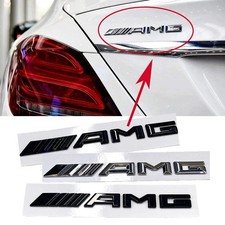 1pcs 3d Car Rear Trunk Emblem Decal Letters Sticker Mercedes Benz Amg A B C E