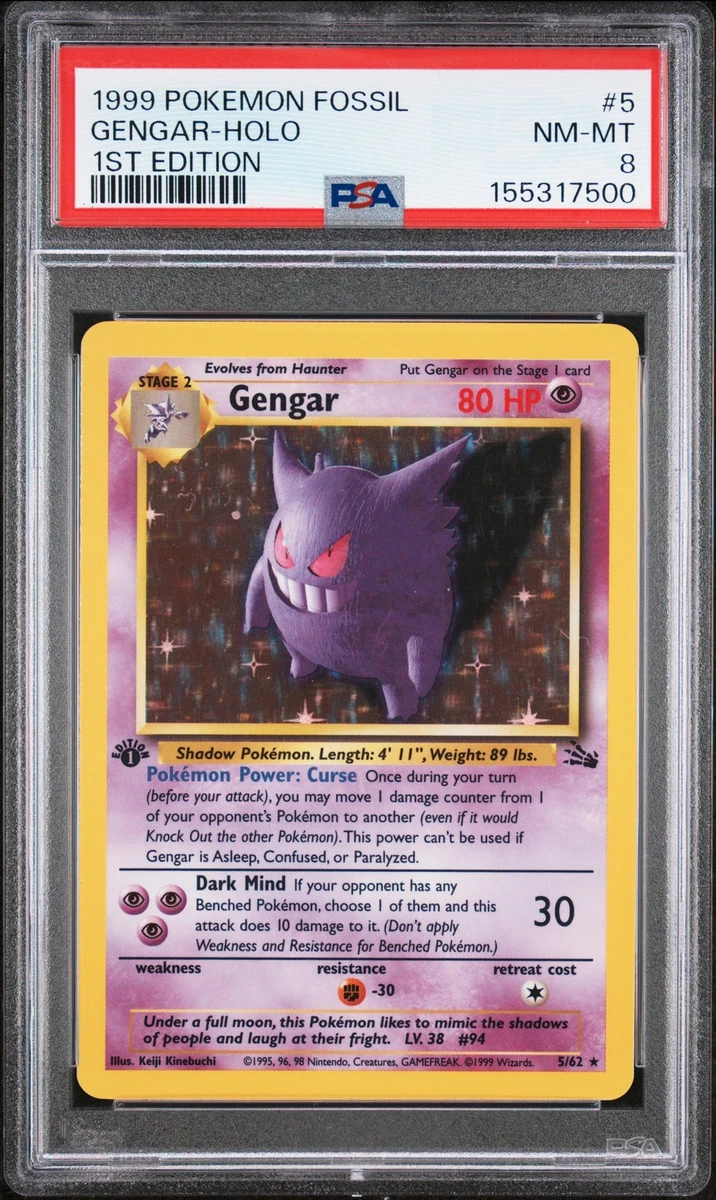 Gengar Pokémon TCG Professional Sports Authenticator (PSA