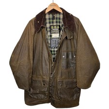 Barbour A98 Solway Zipper Vintage Wax Jacket Olive C48 XXL 2XL 90s