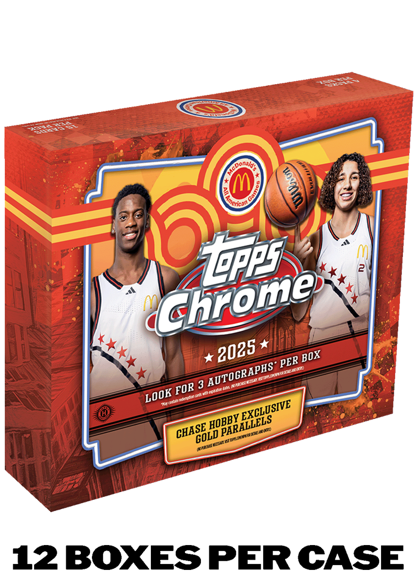 2025 TOPPS CHROME McDonald's HOBBY 12-BOX CASE All-American