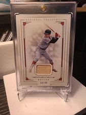 Carl Yastrzemski 2016 National Treasures Nickname Variation Game Used Bat Relic