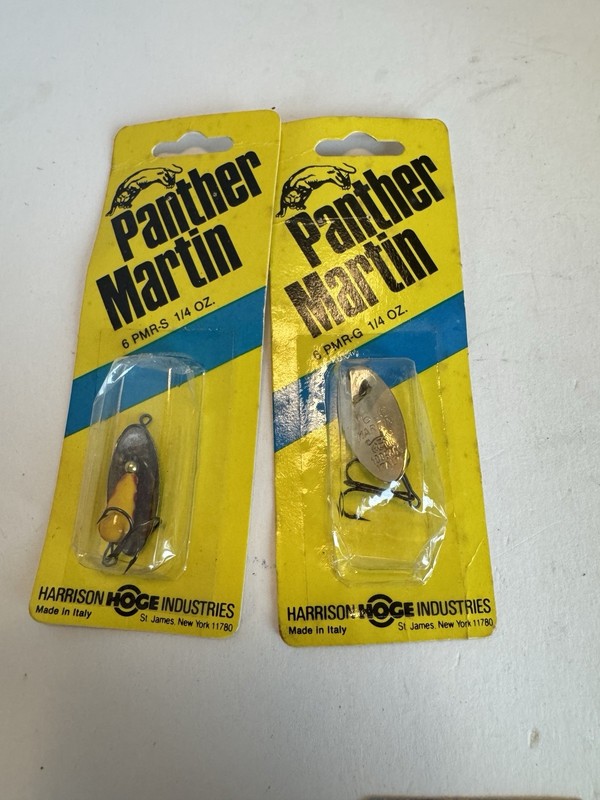 Lot (2) Vintage New In Box PANTHER MARTIN  Fishing Lures Floating