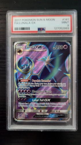 Lunala-GX graded PSA 9 for sale on eBay