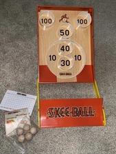 SkeeBall Classic Arcade Game Tabletop Portable Foldable Game Board