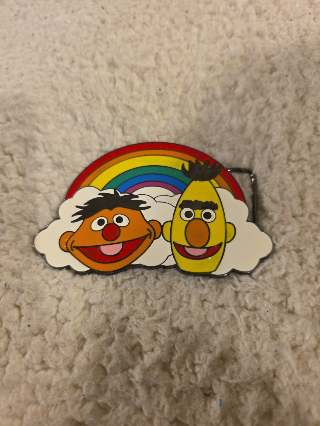 Sesame Street Bert & Ernie Belt Buckle Multicolor Unisex 2009
