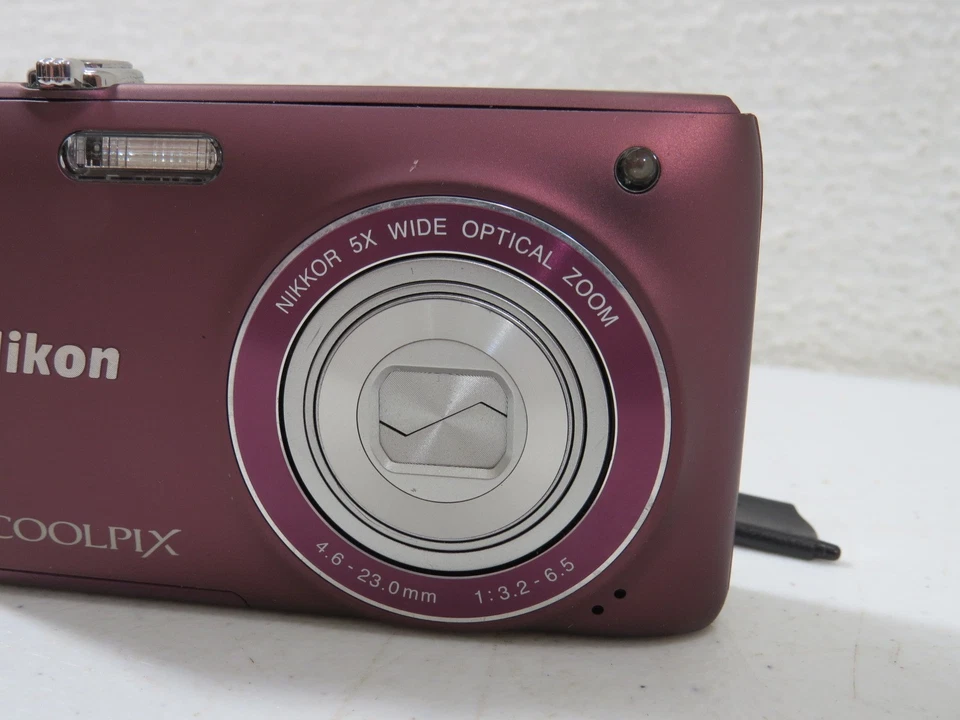 Nikon COOLPIX S4100 Digital Camera 14MP 5X Optical Zoom CCD Sensor Dark Purple - Image 3 of 4