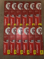 Colgate Optic White Toothbrush Lot of (12) 2ct Total Soft Bristle New Unopened