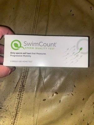 SWIM COUNT  Sperm Quality Test Kit with  Easy to Read At Home test