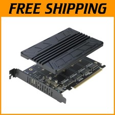 Quad NVMe SSD Card for Fast Data Transfer