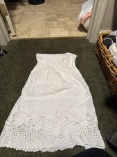 Old Navy Strapless white dress