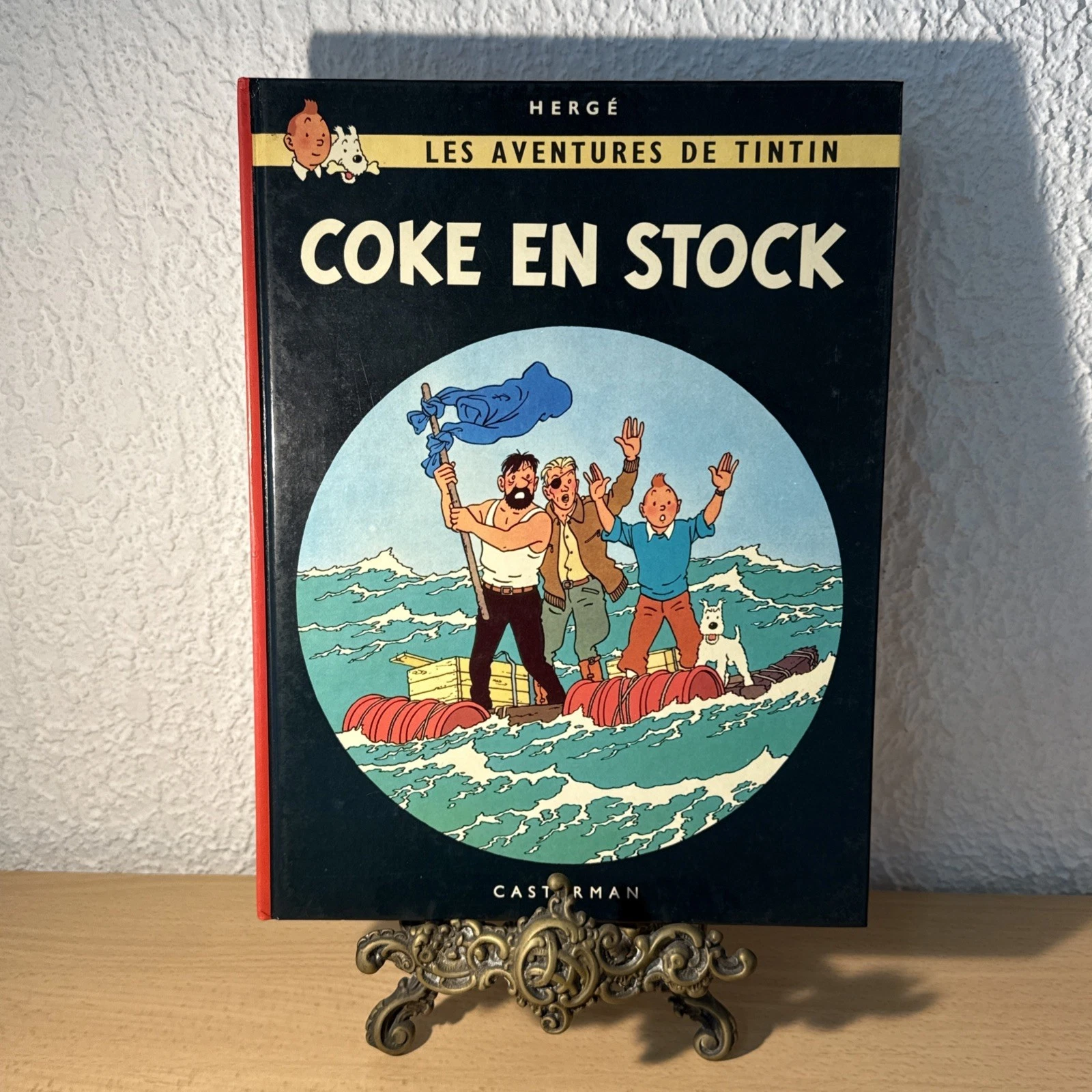 BD Les Aventures De Tintin Coke En Stock Hergé Casterman 1958