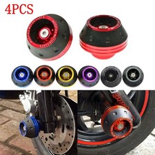 4PCS Universal Motorcycle Wheel Protection Crash Cups Colorful Motorbike Damping