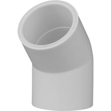 Charlotte Pipe 3/4 In. Slip x Slip Schedule 40 45 Deg. PVC Elbow 1/8 Bend 
