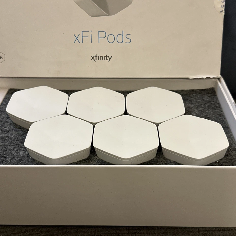 Xfinity XFI Pods Wifi Network Range Extender XE1-S Pack of 6  - Image 2 of 4