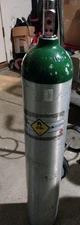Empty Compressed Oxygen Tank UN1072 Size E 680 Liters
