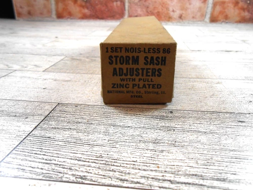Vintage Nois Less 86 Storm Sash Adjusters with Pull Handle Window Hardware