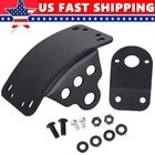 Side Mount License Plate Tail Taillight Brake Bracket Holder For Harley Chopper