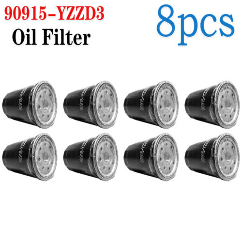 REPLACE FOR LEXUS AND TOYOTA OIL FILTER 90915-YZZD3 8PCS