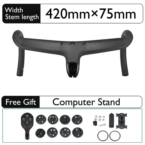 Carbon Full Internal Cable Routing Road Bike Integrated Cockpit Di2 Handlebar - Picture 27 of 43