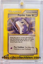 Pokémon PSYCHIC CUBE 01 Trainer 132/147 Aquapolis - Near Mint 🍒 on eBay