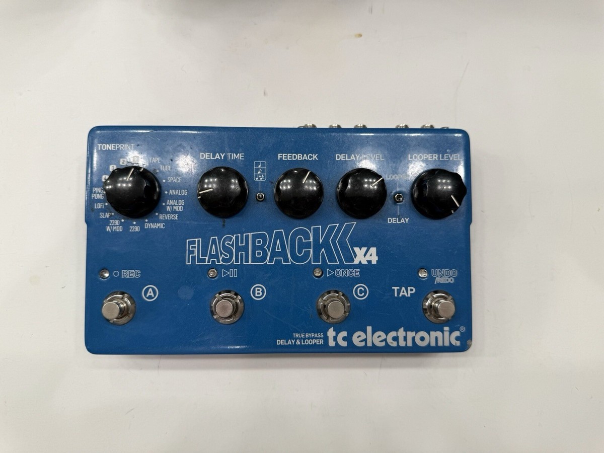 【即購入OK】tc electronic FLASHBACK X4 中古】 ディレイ ルーパー エフェクター tc electronic Flashback X4