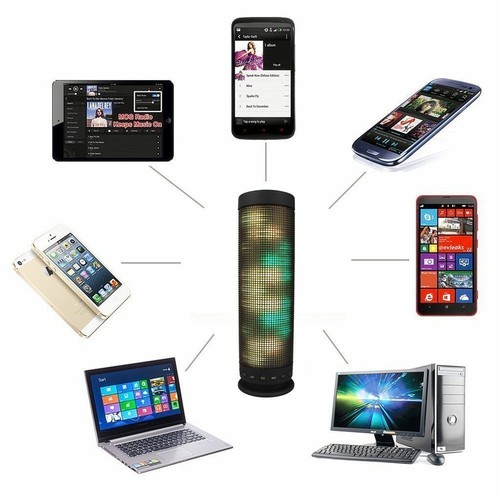 Wireless Bluetooth LED Light Stereo Loud 20W Speaker For iPhone Samsung LG ipad - Picture 4 of 9